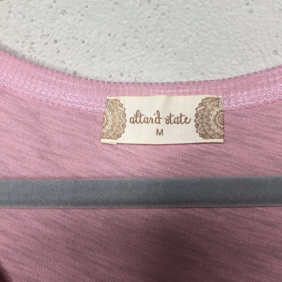 Altar'd State long sleeve Tunic size M Pink - Picture 4 of 5